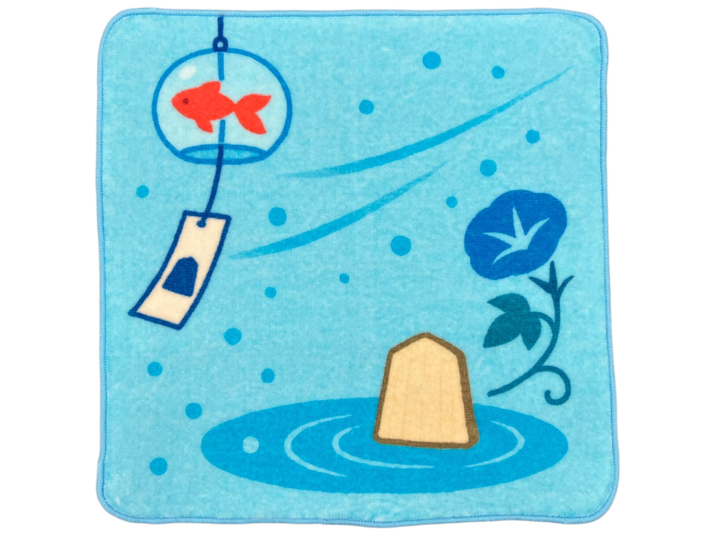 肌触りの良い日本製ミニタオル　ハンカチ　夏